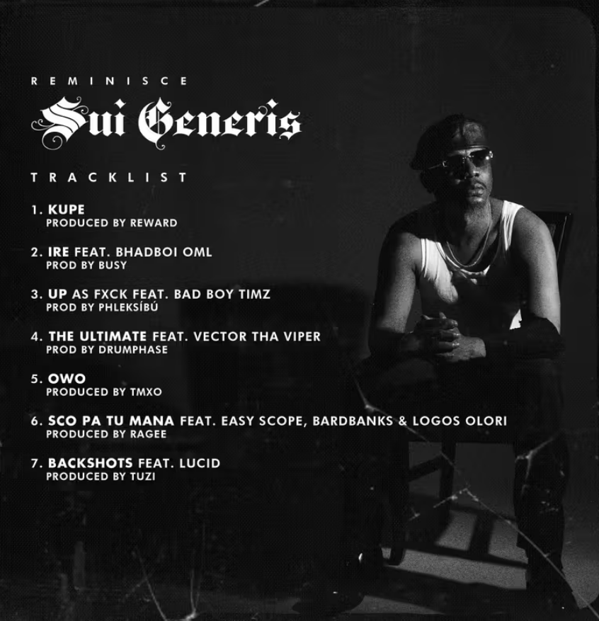 Reminisce's New EP Sui Generis
