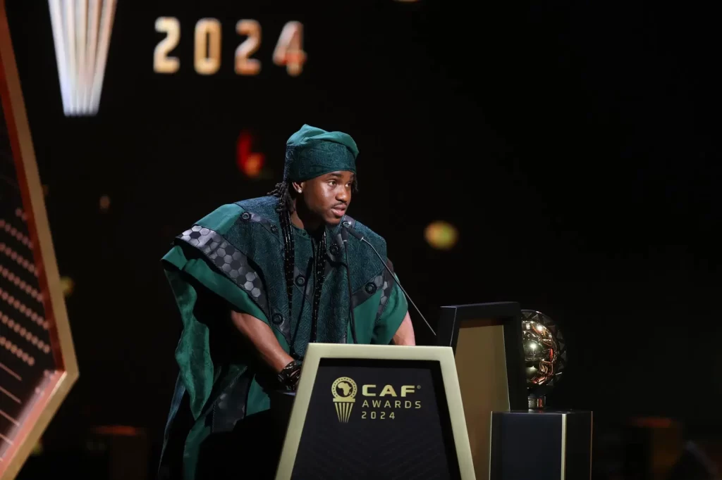 Ademola Lookman Crowned 2024 CAF Player Of The Year