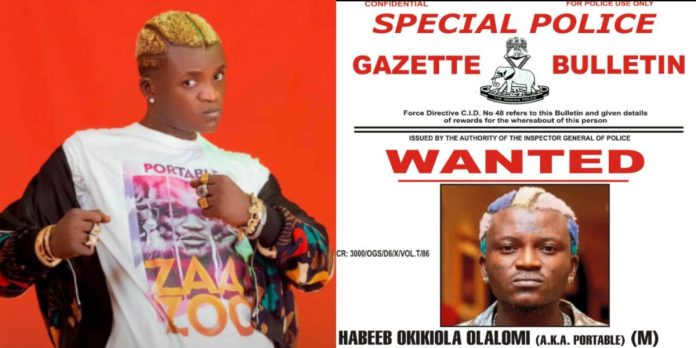 Portable Declared Wanted for Assaulting Officials
