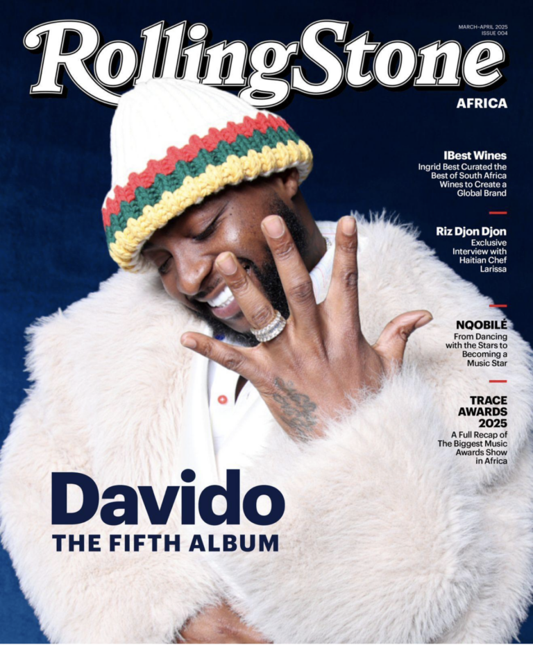 Davido Becomes The First Living Male On The Cover Of Rolling Stone Africa