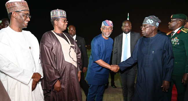 President Tinubu Returns To Nigeria After Visit To France, UK
