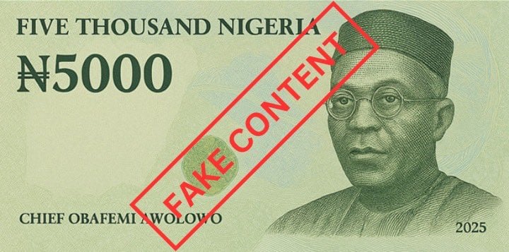 CBN Says Circular Introducing New ₦5,000, ₦10,000 Notes Is Fake