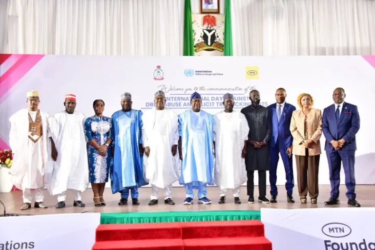 President Tinubu Calls for Collective efforts to tackle Drugs scourge