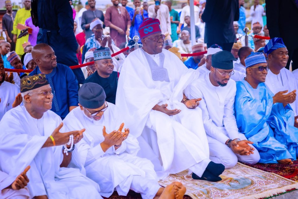 Tinubu, Govs Preach Unity as Muslims Celebrate Eid-el-Kabir
