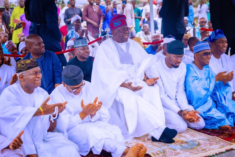 Tinubu, Govs Preach Unity as Muslims Celebrate Eid-el-Kabir