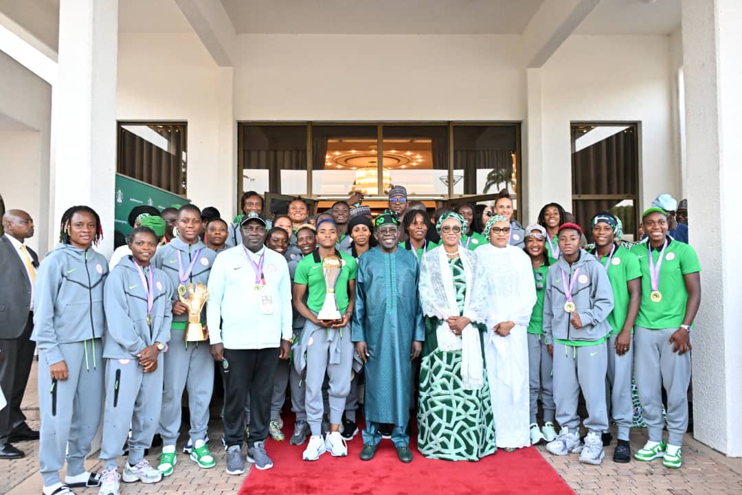 President Tinubu Confers National Honor On WAFCON-Winning Super Falcons With Cash and Housing